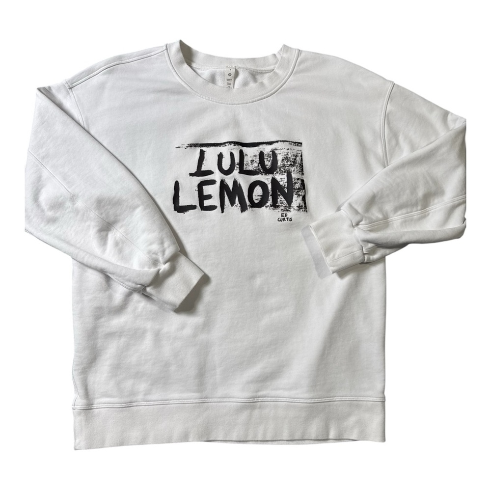 Lululemon x Ed Curtis White Crewneck Sweatshirt